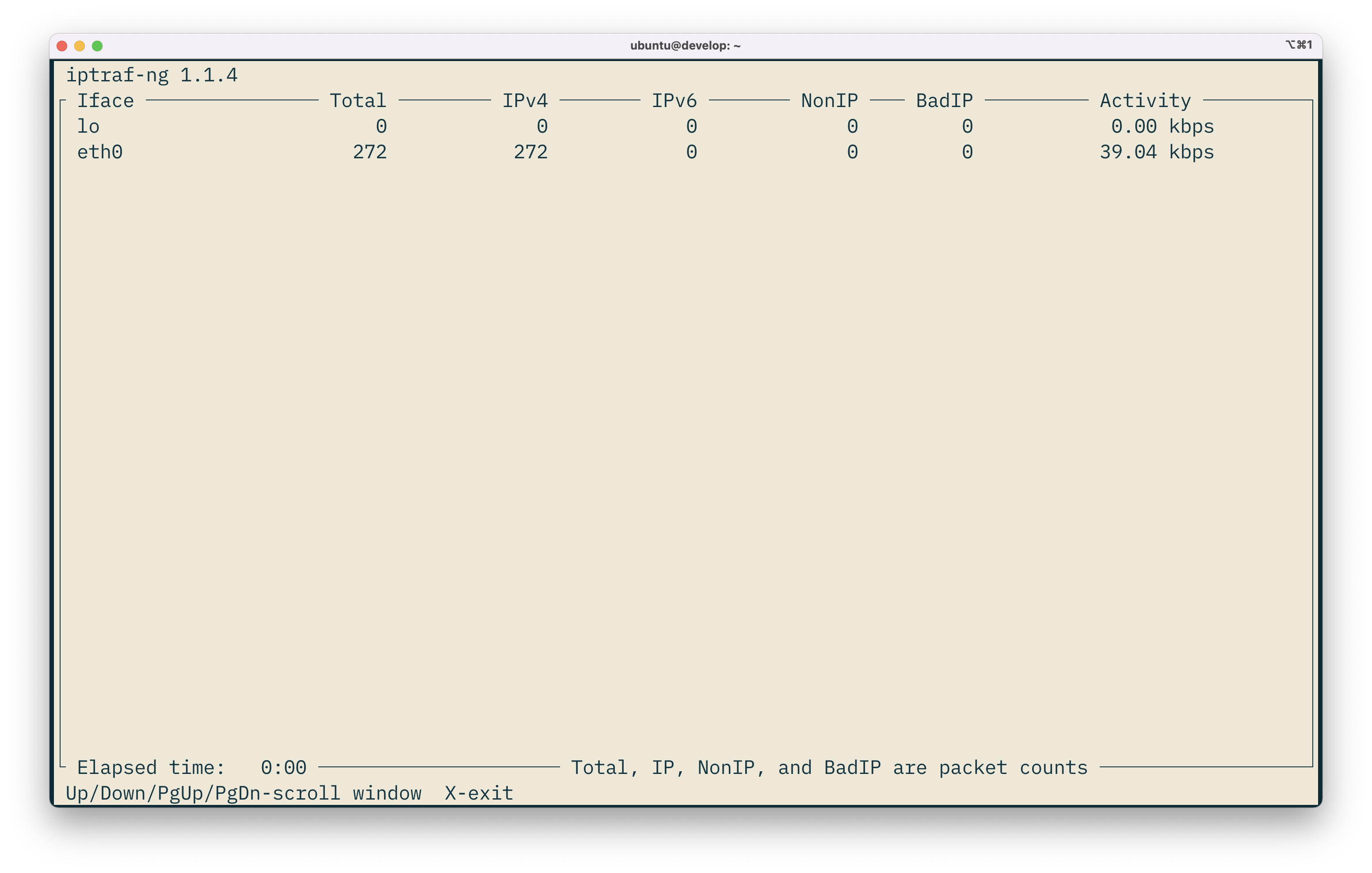 General Interface Statistics